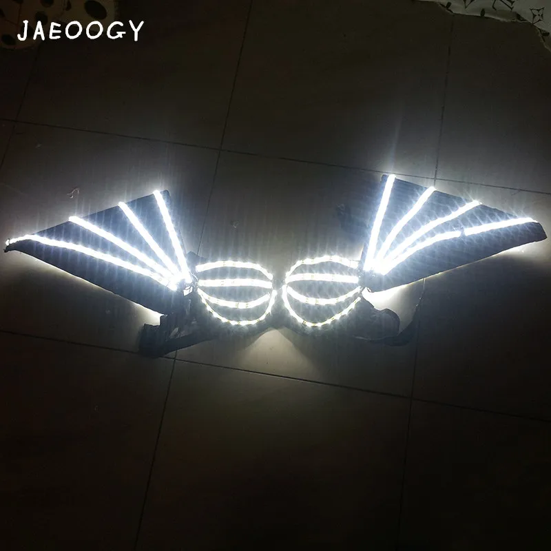 

Customized new street dance trend LED luminous shoulder creative laser stage performance prop bar nightclub fluorescence