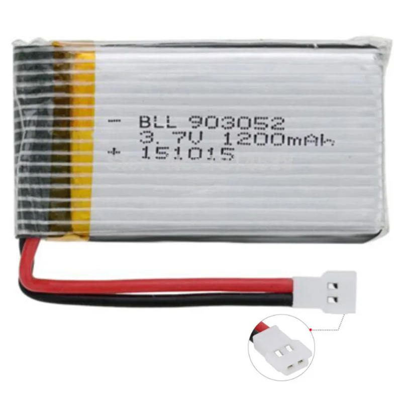 

3.7V 1200Mah 25C Lipo Battery For Syma X5 X5C X5Sw X5Sc X5S X5Sc-1 M18 H5P Rc Quadcopter 1200Mah 903052 3.7V Battery For Syma