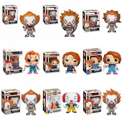 Pop IT-Pennywise & CHUCKY фигурка аниме модель ПВХ Коллекция игрушки для детей подарки на день рождения