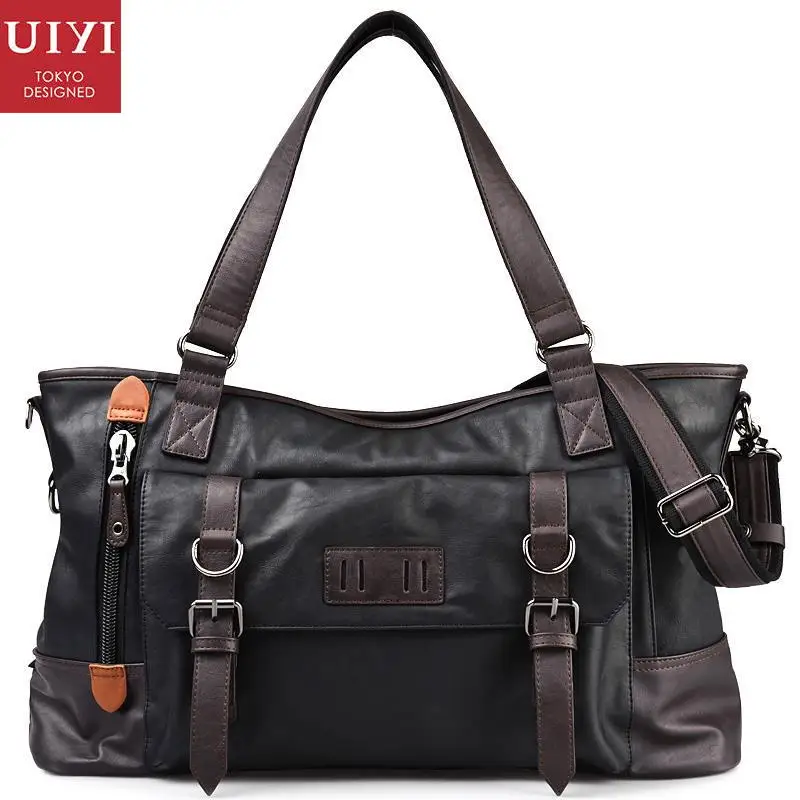 

UIYI CLASSICAL Brand Design Handbag Men PU Leather Satchel Sling Bag Zipper Tote Shoulder Messenger Bags Male Business 150002901