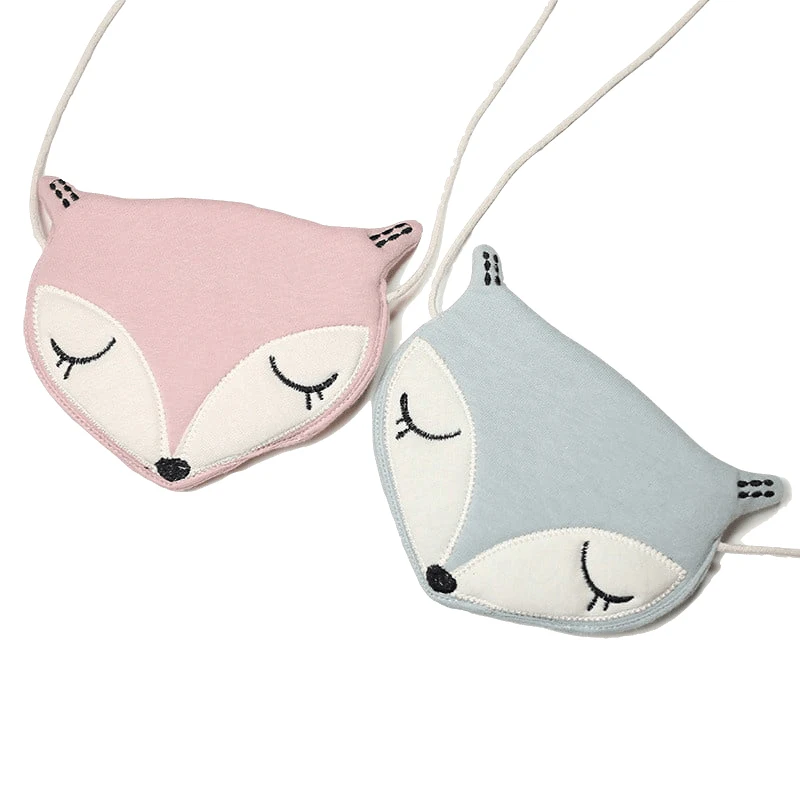 

2018 Lovely Children one shoulder bag coin purse cute fox girls messenger bag baby accessories an Perfect gift for Children's