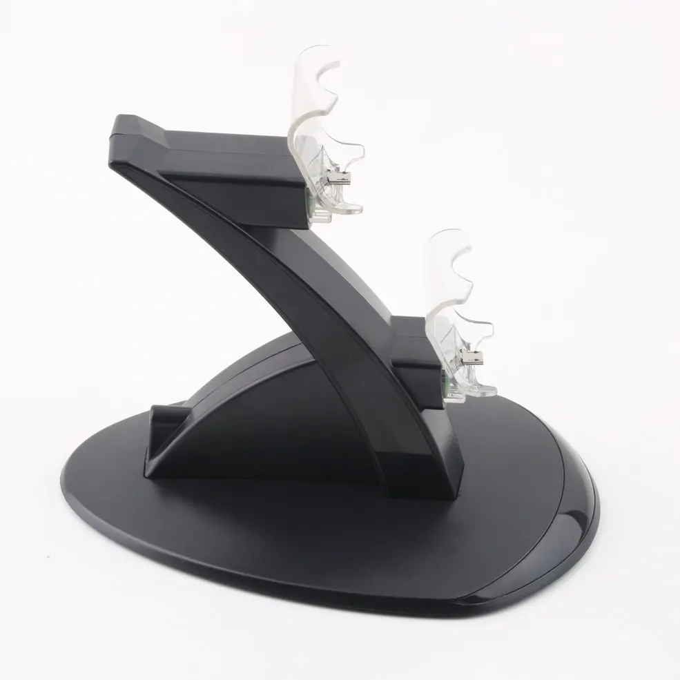 

10PCS USB Charging Dock Station Stand for PS4 Controller Black Chargers PVC Dual