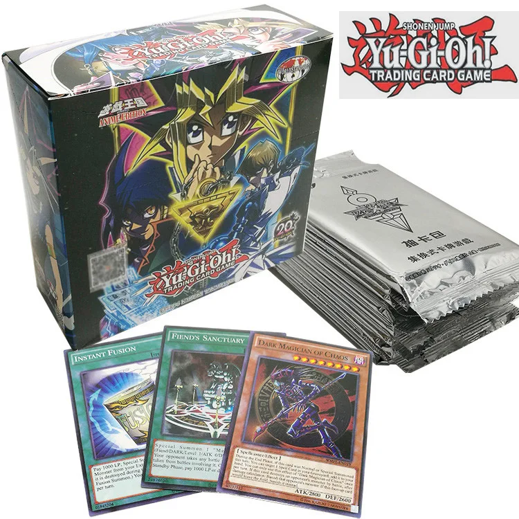 

Hot 38/240 pcs Game YGO YuGiOh Playing Card Cartoon Cards Yugioh Gaming Card Japan Boy Girls Yu-Gi-Oh Cards Collection toys Gift