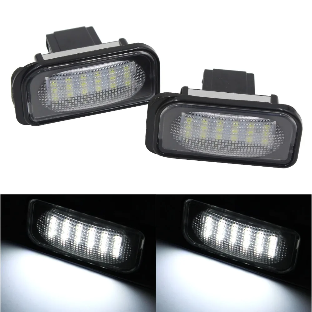 2x24 светодио дный 3528 SMD номерной знак свет для BMW E38 7 серии 740i 740iL 750iL 1995-2001 белый 12 В