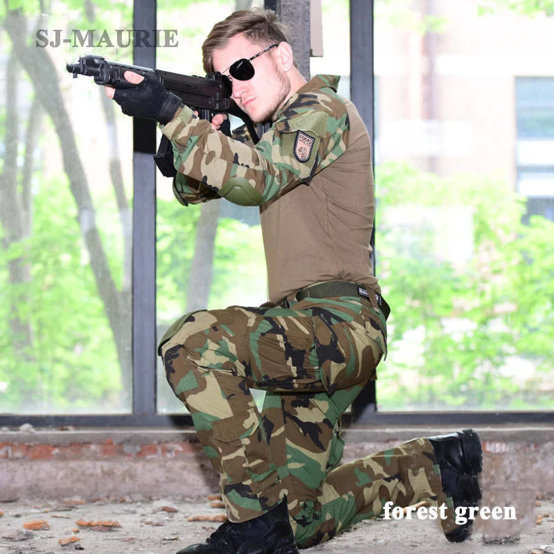 2 шт. уличные тактические костюмы Ghillie охотничьи куртки Военная форма армейские