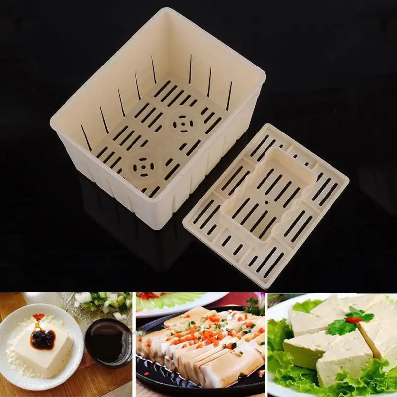 Станок для приготовления тофу Набор DIY пластик для домашнего тофу пресс-форма набор соевый пресс-форма кухонные инструменты для приготовления пищи
