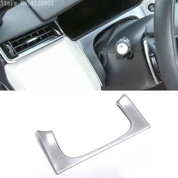 

ABS Chrome Car Dashboard Under Decoration Frame Cover Trim Auto Accessories 1PC For Land Rover Range Rover VELAR 2017
