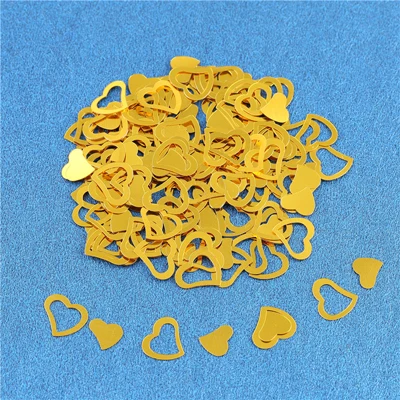

900pcs/lot Yellow Love Heart Wedding Confetti Table Decoration Party Sprinkle Decor Mariage Home Decor Party Birthday Decoration