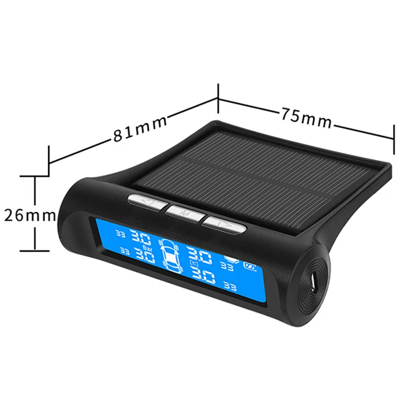 Новый солнечный датчик давления в шинах беспроводной Tpms внешний мониторинг