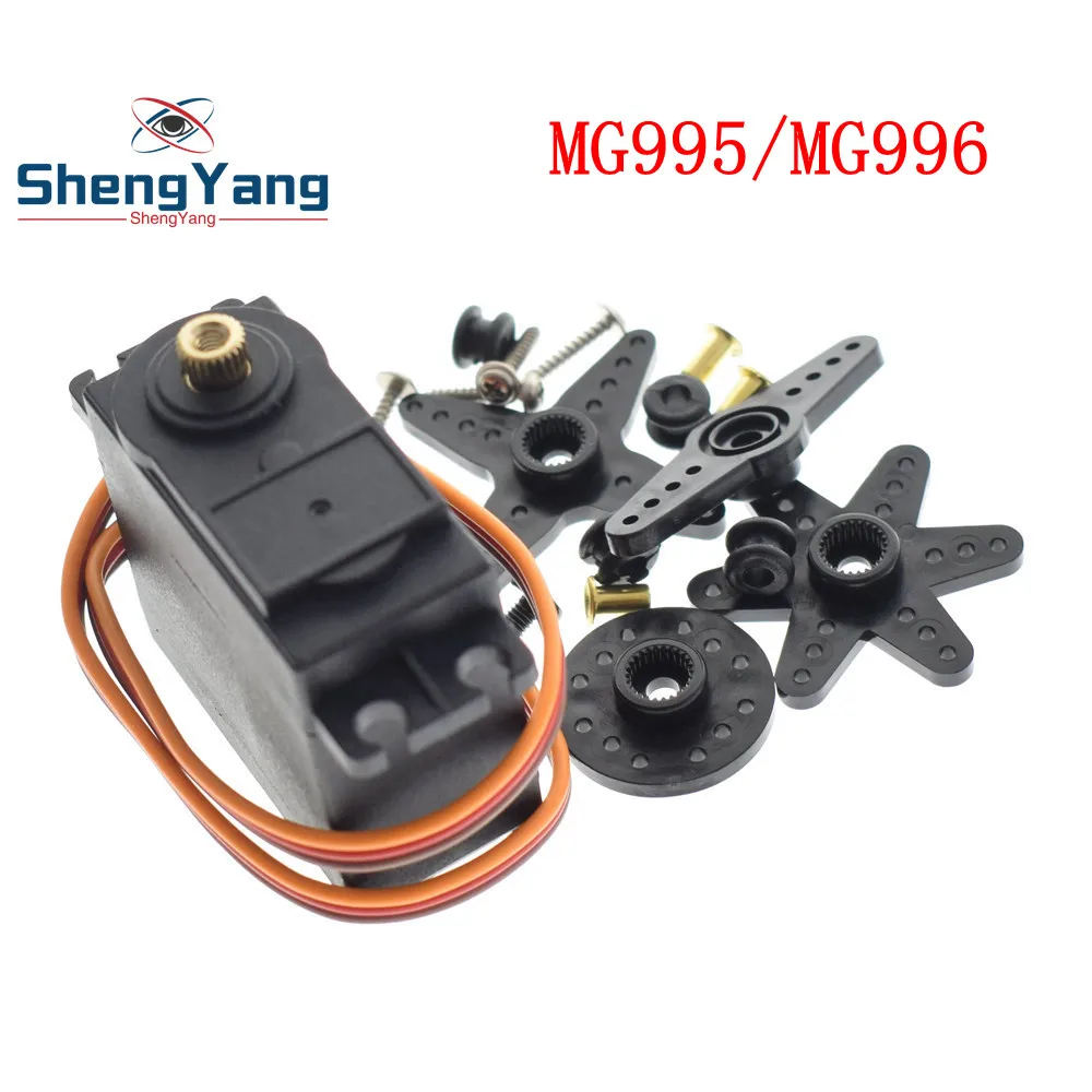 

ShengYang Best Price Servos Digital MG995 MG996 Servo Metal Gear for Futaba JR Car RC Model Helicopter Boat For Arduino UNO diy