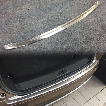 

HIGH FLYING Rear Outer Trunk Bumper Plate Protector Molding Steel Matte 1 Piece For Land Rover Range Rover Velar 2017-2018