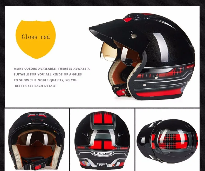 meio capacete retro moto casco scooter rosto