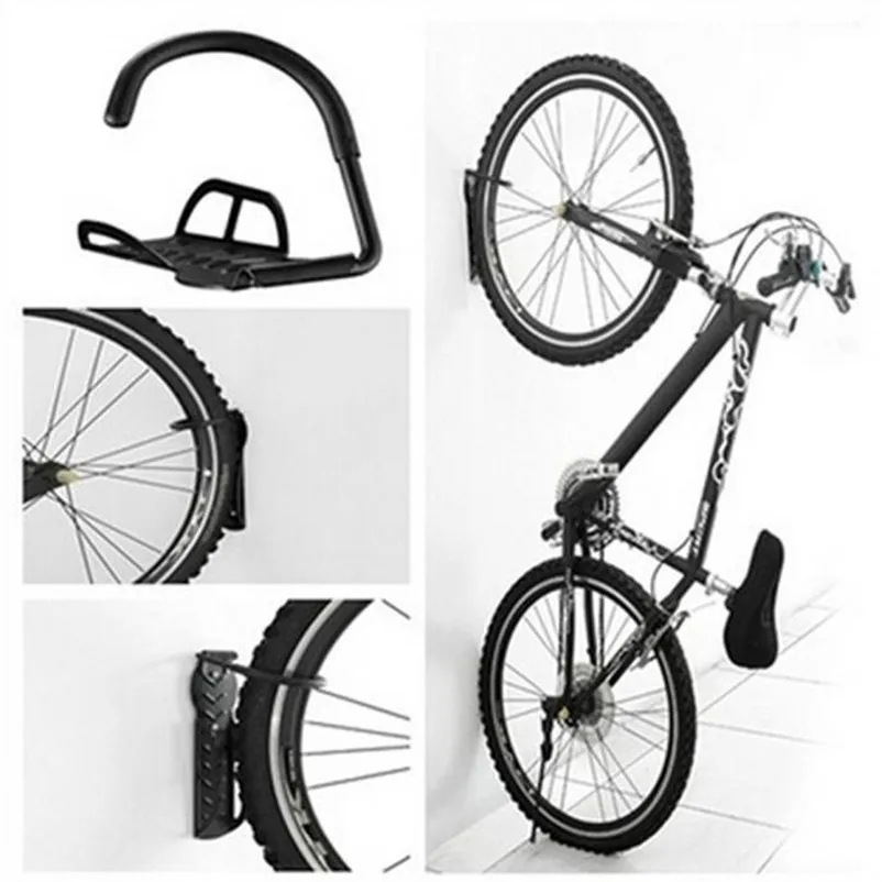 Bicycle Wall Hook Rack Holder Hanger Stand Bicycle Wall Hanger Bike Storage System For Garage or Shed Bicycle Accessories #4S25 (2)