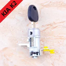 Замок двери автомобиля цилиндр для Kia K2 автомобиля Замки/цинковый сплав Материал с одним из ключевых