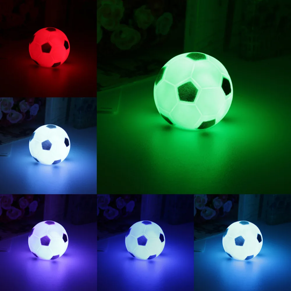 

Top quality Colors Changing football LED Night Light Mood Party Christmas home Decoration nightlight lamp great gift for kids