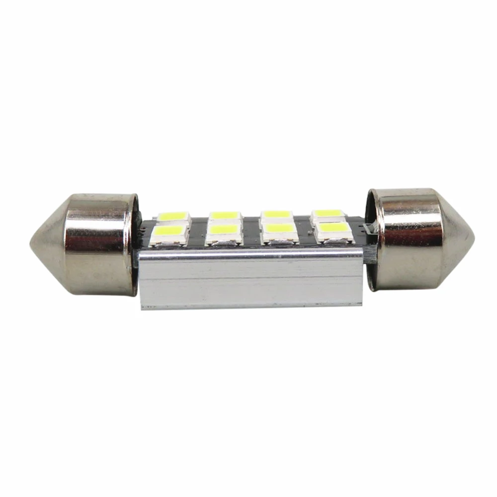 WLJH 6 шт. CANbus 31 мм 36 39 41 C5W C10W 2835 Чип 8 SMD 12 В автомобильная светодиодная лампа гирлянда