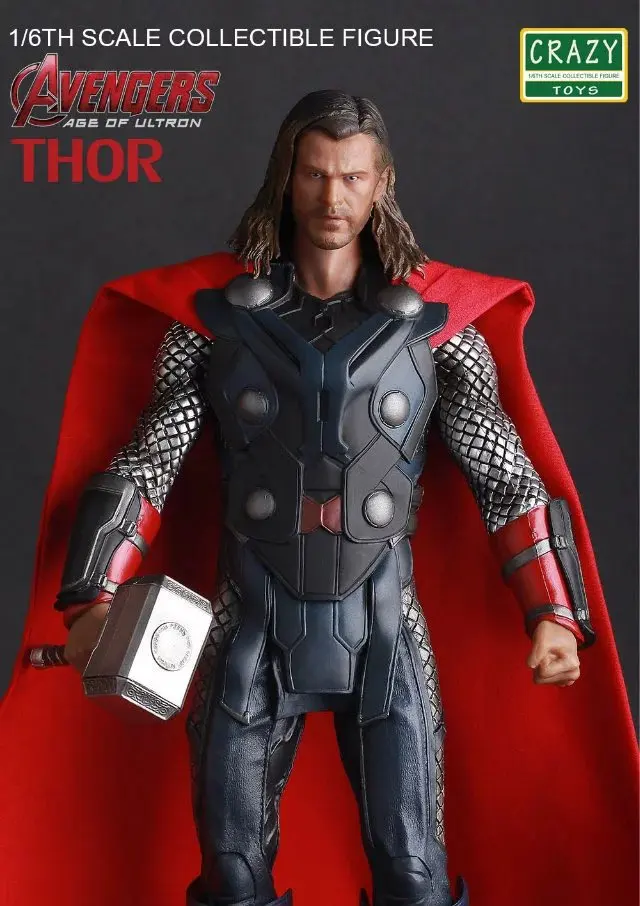 

Crazy Toys Marvel Avengers 3 Infinity War Thor PVC Figure Collectible Model Toy 12" 30cm