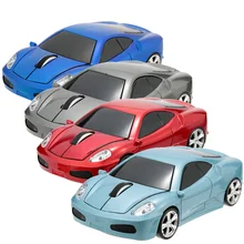 2,4 ГГц Беспроводная мышь, компьютерная мышь, гоночный автомобиль, в форме usb‑мышь Оптическая/мышь 3D 3 кнопки 1000 dpi/CPI для ПК, ноутбука, рабочего стола