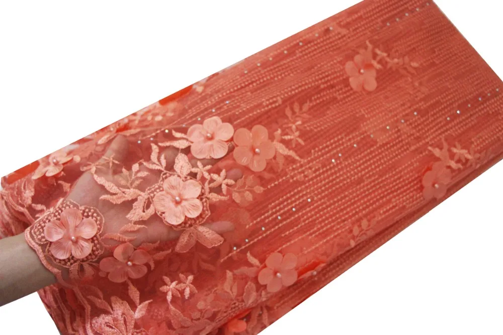 african-lace-fabric-orange-5-yards