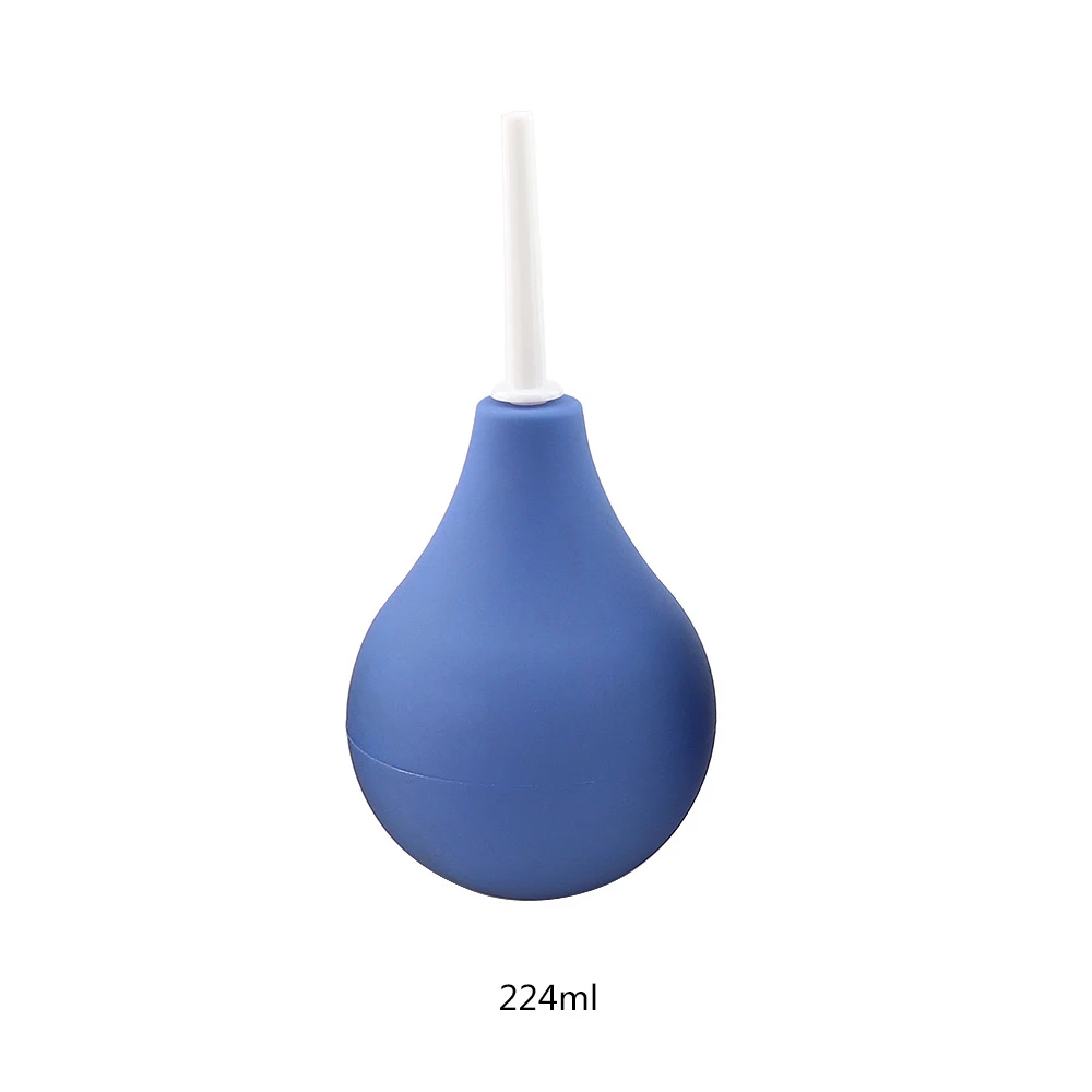 Medical Rubber Vaginal & Anal Cleaner Douche Enema Cleaning Container Anus Butt Plug Anal Sex Toys For Male & Female