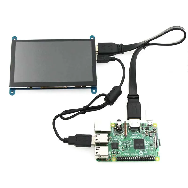 7 дюймовый емкостный ЖК модуль 1024x600 HDMI IPS 5 точечный сенсорный экран с поддержкой