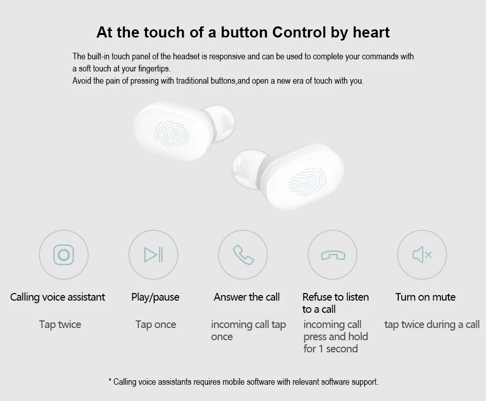 Xiaomi mi AirDots СПЦ Bluetooth наушники Беспроводной наушники-вкладыши BT 5,0 стерео гарнитура с mi c наушники для iPhone samsung