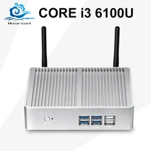 6 Gen Mini PC Intel Core i3 6100U Barebone HD Graphics 520 Mini Computer Windows 10 8 7 Linux 4K HTPC TV Box Desktop Customized