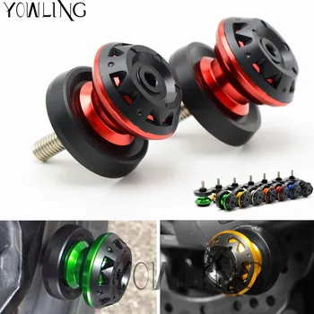 

6mm Motorcycle CNC Swingarm Slider Spools stand screws For Yamaha YZF R1 R6 R6S MT09 MT-09 MT-07 FZ6 FZ8 FZ1 XJR 1300 MT-10
