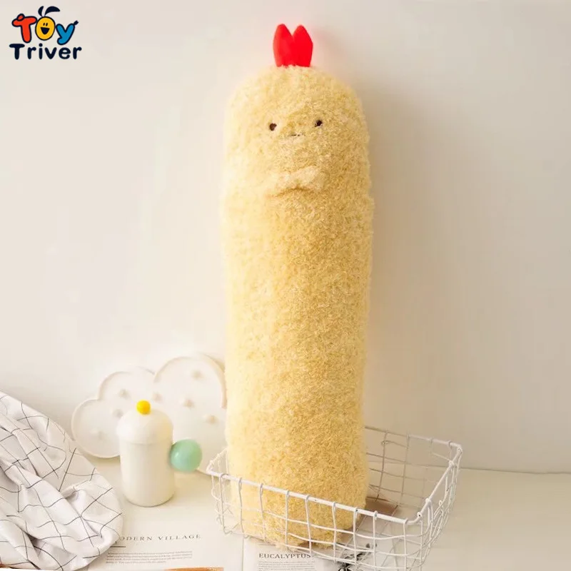 KawaiiShrimpTempuraPlushToysStuffedAnimalsDollPillowBolster