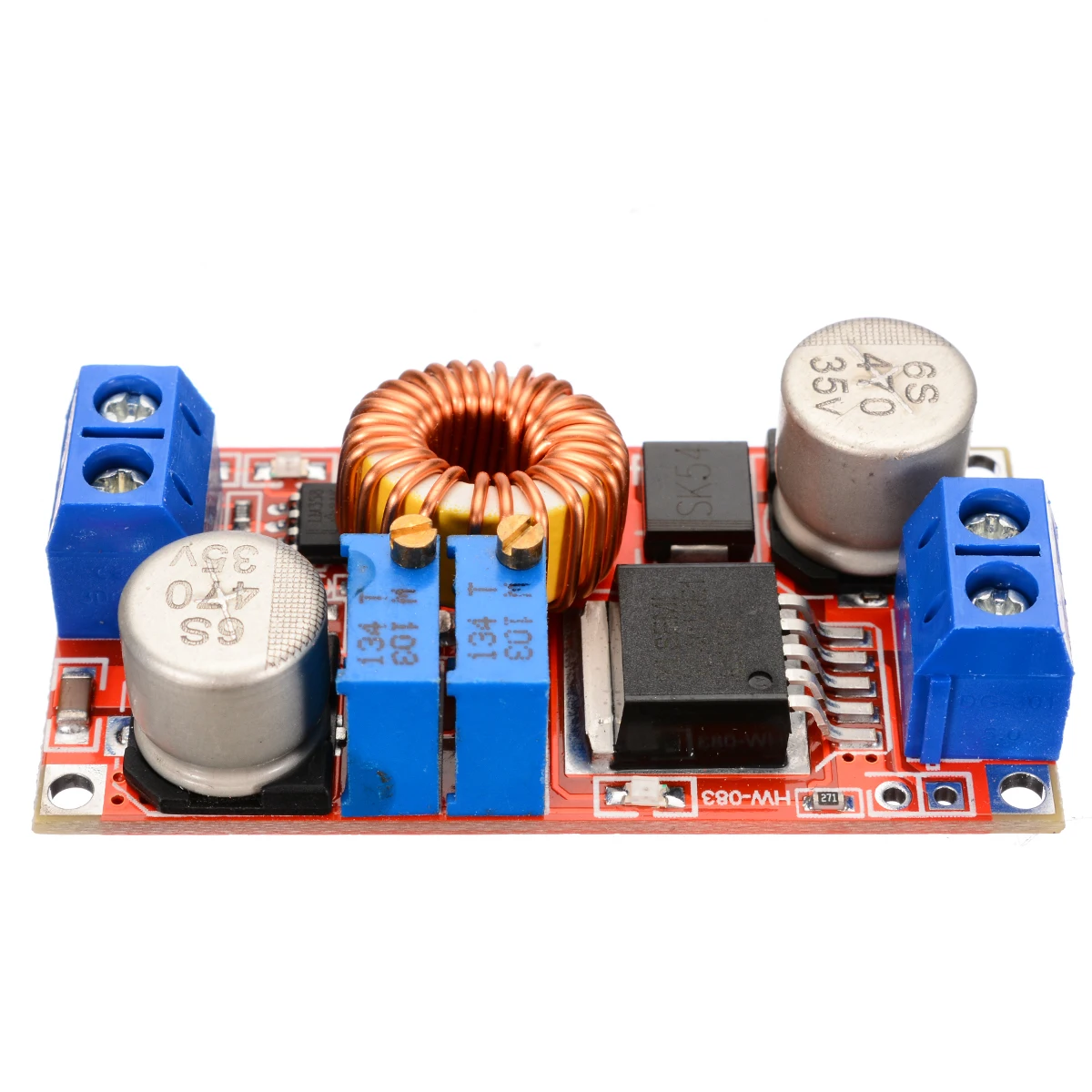 1pc Adjustable 5A DC Buck Module 5V-32V to 0.8V-30V Constant Current Voltage Regulator Step Down Converter for Battery Charger