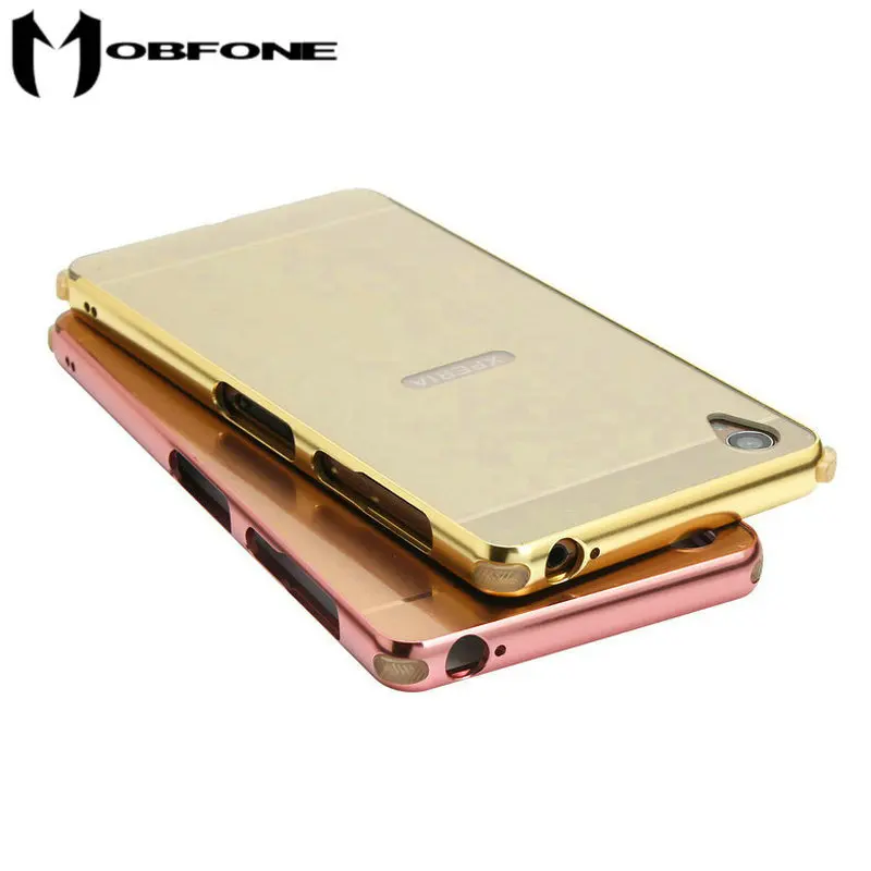 Роскошный Матовый металлический каркас бампер для sony Xperia Z3 L55t D6603 D6653 5 2 дюймов