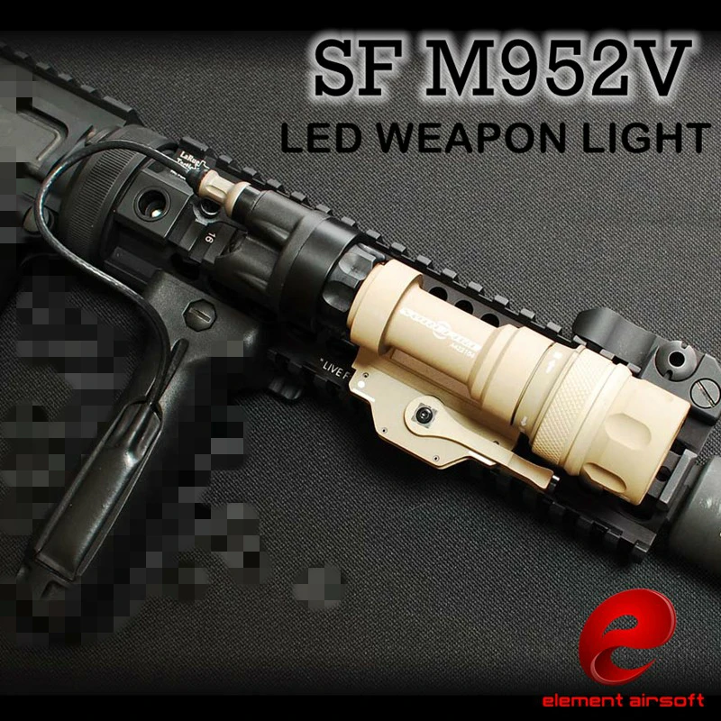 US $52.90 Element Airsoft Tactical Flashlight M952V Weapon Light 380 Lumen Rifles Flashlight For Hunting EX192