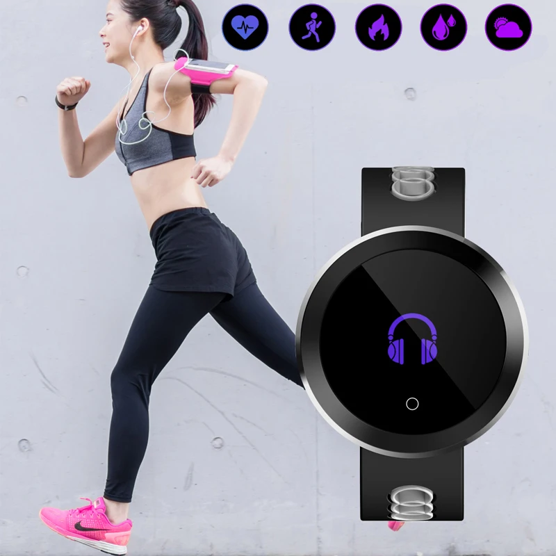 

SANDA Sport Watches For Men Waterproof Blood Pressure Monitor Smart Watch Weather Information Music Camera Control Smartwatch