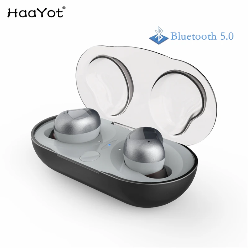 

HAAYOT TWS Magnetic Mini Wireless Earbuds Waterproof Sport Earphone Bluetooth 5.0 Headphone With Battery Case Hands Free Headset