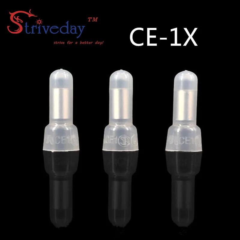 

1000pcs/lot Wire connector terminals pacifiers line cap aluminum CE1X terminal fittings Applicable connect 0.5 square wire