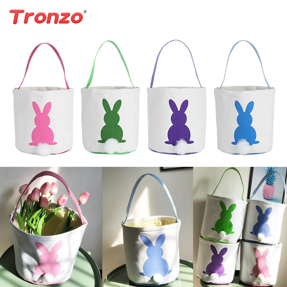 Tronzo Bunny Ear Basket Bag Birthday Wedding Party Decorations
