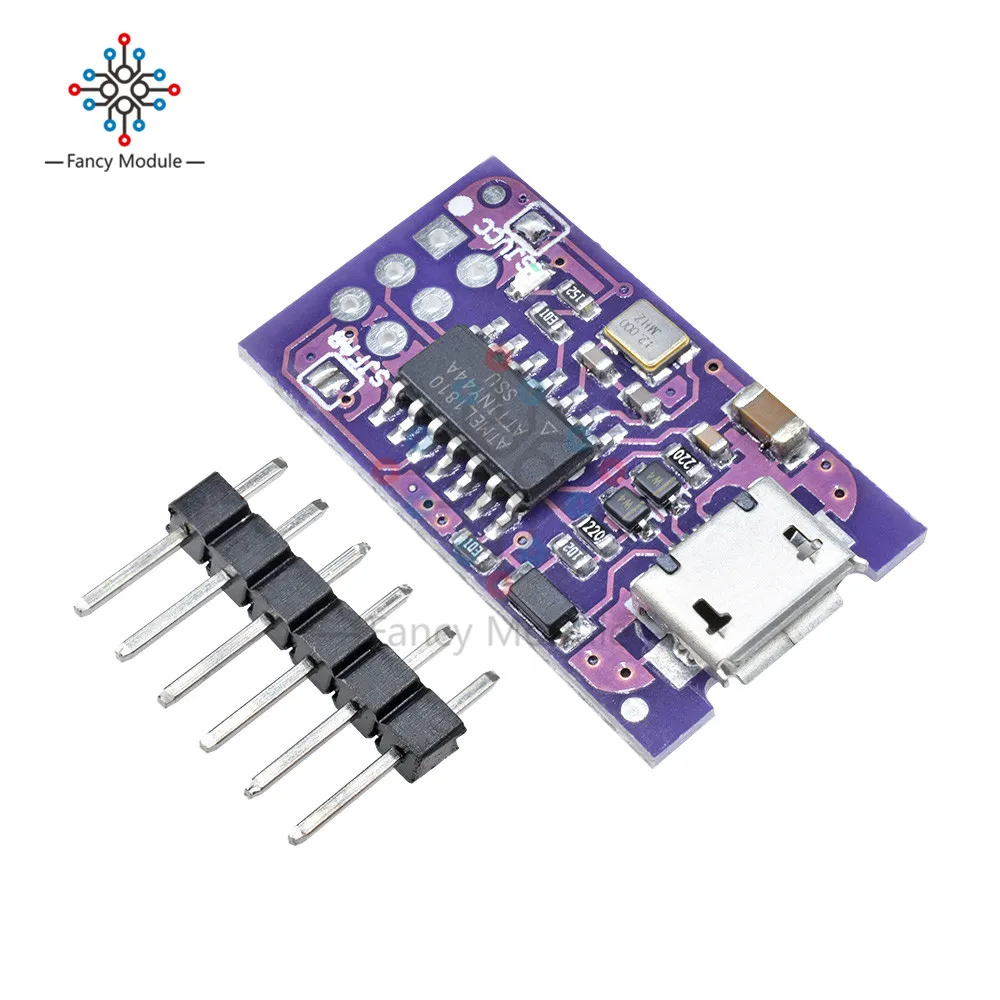 5 V микро-usb крошечный AVR ISP ATtiny44 USBTinyISP программатор для загрузчик ардуино