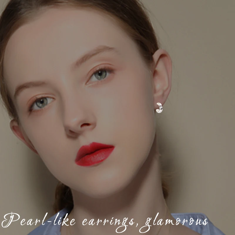 Fashion Silver Plated Round Hoop Earrings Trendy 316L