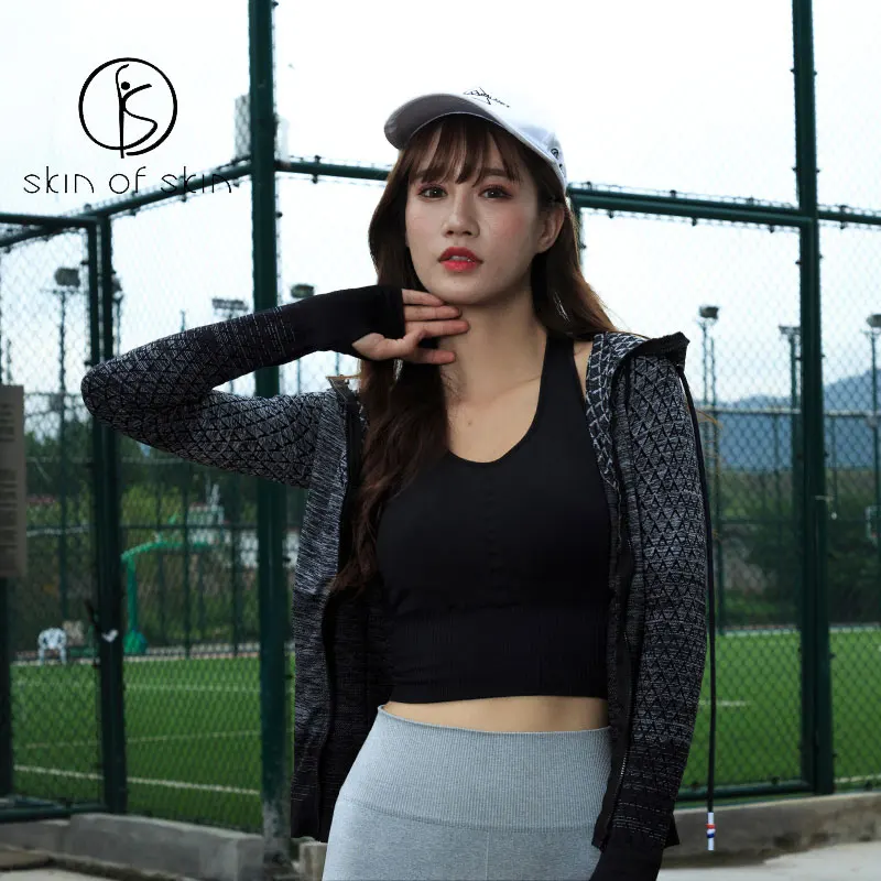 

Zipper Long Sleeve Yoga Shirt Jacket Sports Outerwear Girl Sport Jerseys Women Fitness Coats Tracksuit Sports Jacket Gym Tops