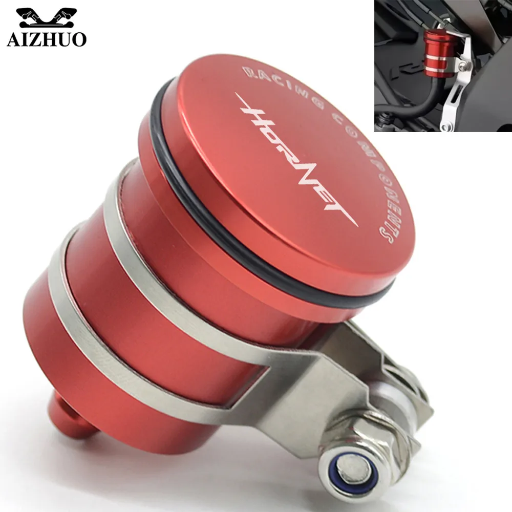 Motorcycle Oil Cup Brake Fluid Reservoir Clutch Tank Oil Fluid Cup For honda hoRnet 250 2001 With hoRnet LOGO
