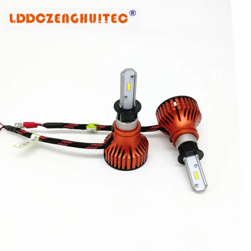 LDDCZENGHUITEC T8 H4 H7 H11 9005 9006 Автомобильный светодиодный головной светильник