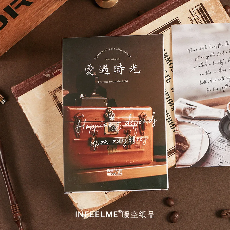 

30 Pcs/Set Happy Leisure Time Series Postcard /Greeting Card/Message Card/Birthday Letter Envelope Gift Card