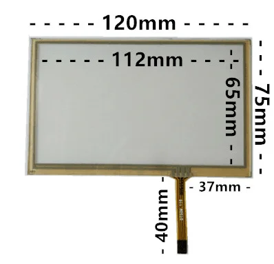 original new 10.1-inch 10.2-inch resistive touch screen LCD panel Industrial IPC 233*145 235*145 | Компьютеры и офис