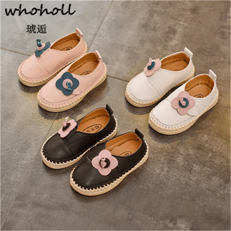 

Cute Baby Shoes for Girls Soft Moccasins Shoe 2018 Autumn Pink Flower Little Kids Sneakers Toddler Boy Newborn First Walkers New