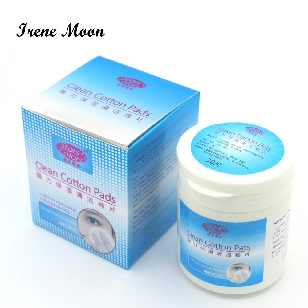 30 Pieces/bottle Clean Cotton Pats Eyelash Extension Cleaning & Removing Cotton Pats Free Shipping