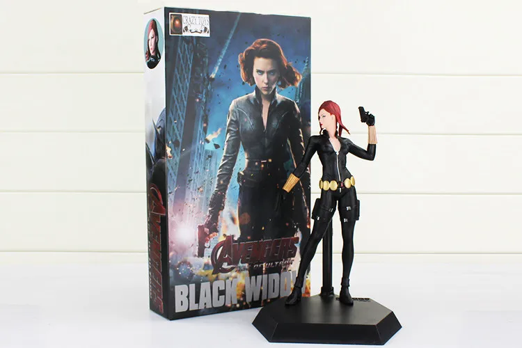 " 18 см Crazy Toys 2 Black Widow ПВХ фигурка Коллекция Модель игрушки - Цвет: with box