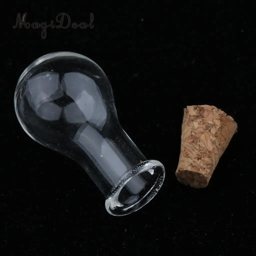 10pcs 2ml Small Glass Wishing Bottles Essential Oils Jars  Fragrance Reed Diffuser Vials DIY Decoration Tool