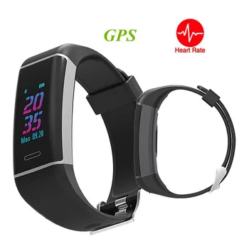 

GPS Smart Band Heart Rate Monitor Smart Bracelet Fitness Tracker Multi Sports smart Watch activity tracker for IOS Android
