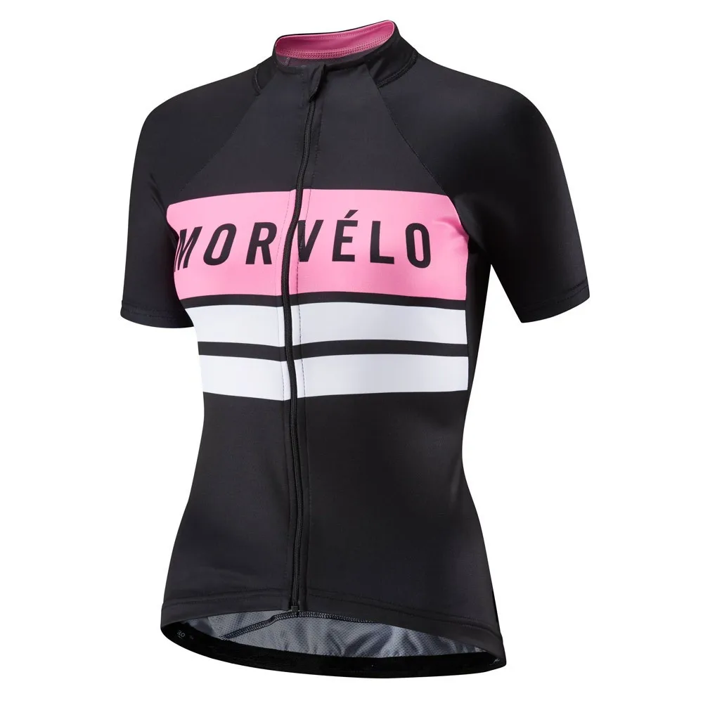 

Morvelo Women's girls Summer Short Sleeve Cycling Jersey Bicycle Road MTB bike Shirt Outdoor Sports Ropa ciclismo Clothing