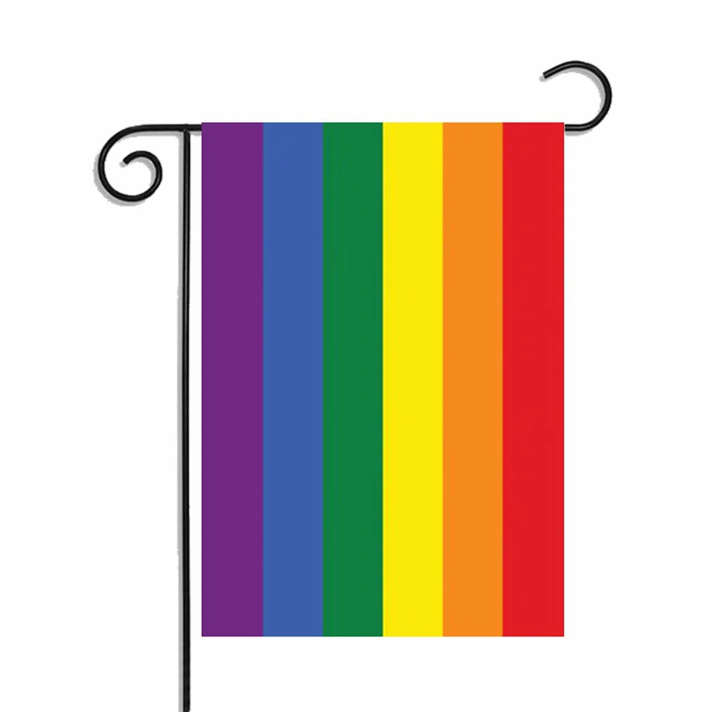 New Arrival Rainbow Garden Flag Colorful Rainbow Peace Flags